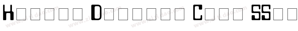 Howzat Display Caps SSi字体转换